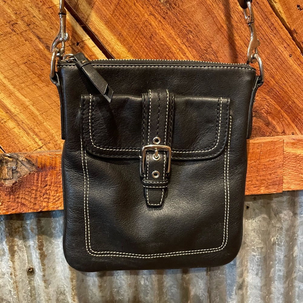 Coach leather crossbody